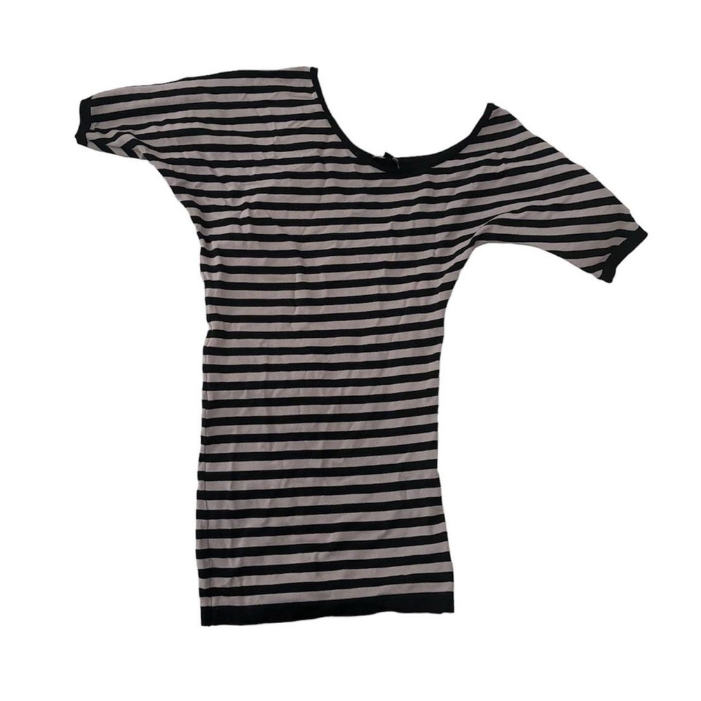 bebe y2k bodycon striped dress